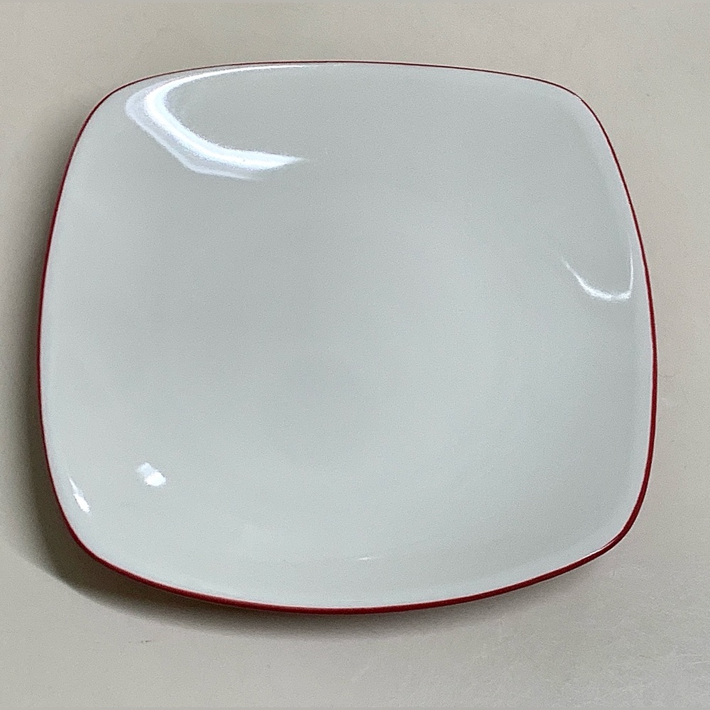 Noritake Raspberry Colorwave Two Tone Square Salad Plate - Picture 11 of 13